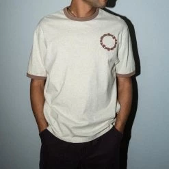 Quasi Men's Calico Ringer-Ash