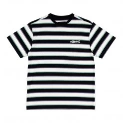 Welcome COOPER STRIPE S/S KNIT TEE - Bone Men's