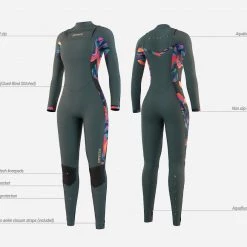 Mystic Dazzled Fullsuit 5/3mm Double Fzip Women