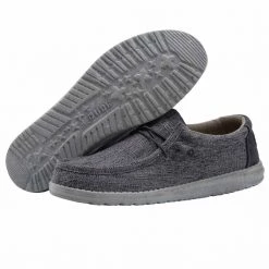 Hey Dude Wally Woven - Carbon All Footwear
