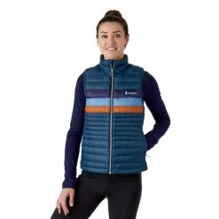Cotopaxi Fuego Down Vest - Women's Indigo Stripes
