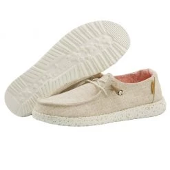 Hey Dude All Footwear Wendy Chambray - White Nut
