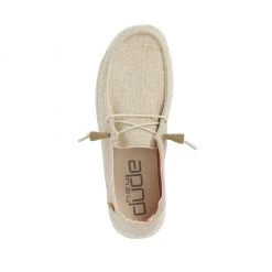 Hey Dude All Footwear Wendy Chambray - White Nut