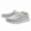 Hey Dude All Footwear Wally Sox Classic - Stone White