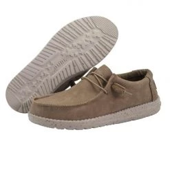 Hey Dude All Footwear WALLY RECYCLED LEATHER - TRAVERTINE