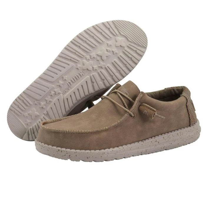 Hey Dude All Footwear WALLY RECYCLED LEATHER - TRAVERTINE 3 Hey Dude All Footwear WALLY RECYCLED LEATHER - TRAVERTINE