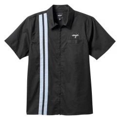 Independent Enjoi Dunhill Black Woven Short Sleeve Shirt