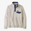 Patagonia Women's Organic Cotton Quilt Snap-T® Pullover - Pelican W/Stone Blue