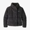 Patagonia Women's Recycled High Pile Fleece Down Jacket - Ink Black
