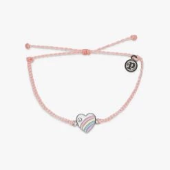 Pura Vida Accessories PASTEL VINTAGE HEART CHARM BRACELET