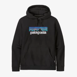Patagonia Men's P-6 Logo Uprisal Hoody - Black