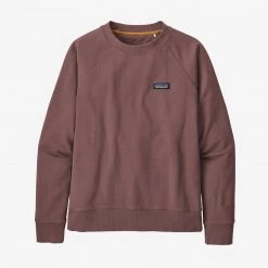 Patagonia Women's P-6 Label Organic Crew Sweatshirt - Dusky Brown