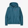 Patagonia Women's P-6 Label Organic Hoody - Abalone Blue