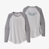 Patagonia Tops Women's Tropic Comfort Crew - Tail Rise: White