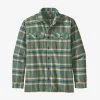 Patagonia Men's Long-Sleeved Fjord Flannel Shirt - Independence: Forge Grey