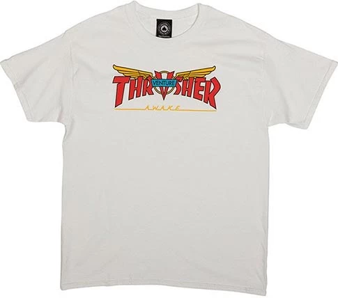 Venture X Thrasher Colab Tee - White 3 Venture X Thrasher Colab Tee - White