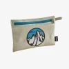 Patagonia Accessories Zippered Pouch - Fitz Roy Scope Icon: Bleached Stone