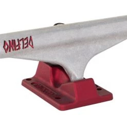 NHS Stage 11 Hollow Delfino Silver Red Standard Independent Skateboard Trucks