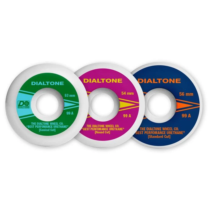 Dial Tone Atlantic Wheels 53MM Conical / 54MM Round Cut / 56MM Standard 3 Dial Tone Atlantic Wheels 53MM Conical / 54MM Round Cut / 56MM Standard