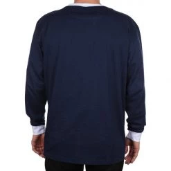 Magenta Men's Skateboards Brode Longsleeve Tee Navy