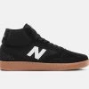 New Balance Numeric All Footwear New Balance 440 High - Black W/ White & Gum 1 New Balance Numeric All Footwear New Balance 440 High - Black W/ White & Gum
