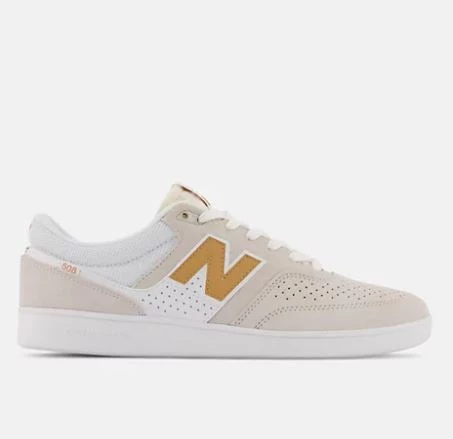 New Balance Numeric Westgate 508 - White W/ Tan 3 New Balance Numeric Westgate 508 - White W/ Tan