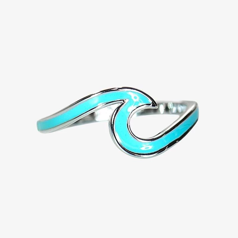 Pura Vida Accessories ENAMEL WAVE RING 3 Pura Vida Accessories ENAMEL WAVE RING
