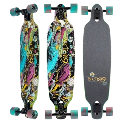 Longboard Completes Fractal Battle Sector 9 Longboard Complete