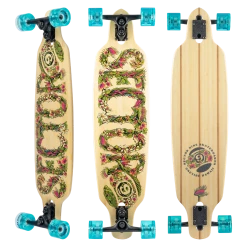 Longboard Completes Fractal Floral Sector 9 Longboard Complete