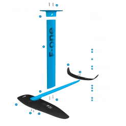 F-one Kite Surf IC6 950 V.3 Kite Foil