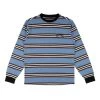 Welcome THELEMA STRIPE LONG SLEEVE KNIT - MOONLIGHT Men's