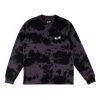 Welcome INKBLOT TIE-DYED LONG SLEEVE KNIT - NIGHTSHADE