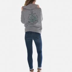 Jetty Women's Ballast Zippy- Heather Grey