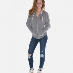Jetty Women's Ballast Zippy- Heather Grey