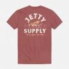 Jetty Men's Sharpnose Tee - Rust
