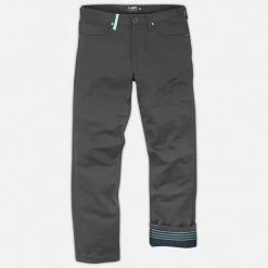 Jetty Mariner Flannel Lined Pant - Charcoal Men's