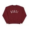 Quasi Poster Crew Sweat [Maroon] Men's
