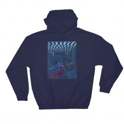Men's PICTURE SHOW BLUE LODGE PULLOVER HOODIE NAVY