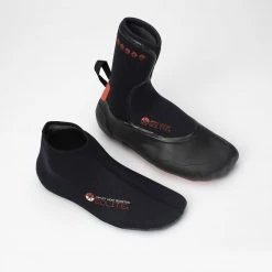 Solelite Custom 8mm Surf Boot Black & Red Wet Suits