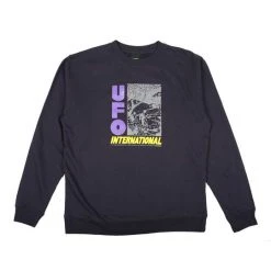 TOA Men's THEORIES UFO INTERNATIONAL CREWNECK - NAVY