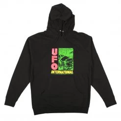 TOA THEORIES UFO INTERNATIONAL HOODIE - BLACK Men's