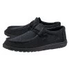 Hey Dude Wally Sox Funk - Jet Black All Footwear