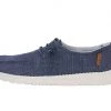 WENDY CHAMBRAY NAVY WHITE Women's Hey Dude Shoes