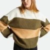 Brixton Madero Sweater - Military Olive 2 Brixton Madero Sweater - Military Olive
