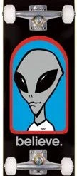Alien Workshop Componets BELIEVE 7.75 COMPLETE SKATEBOARD
