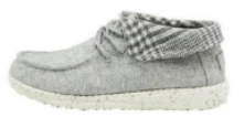 Hey Dude Britt Houndstooth Grey Shoe- Clearance All Footwear