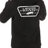 Men's Vans Full Patched Pullover Hoodie - Black 1 Men's Vans Full Patched Pullover Hoodie - Black