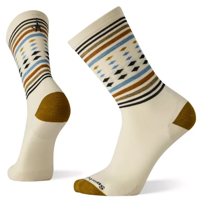 Smartwool Everyday Classic Stripe Crew Socks - Natural 3 Smartwool Everyday Classic Stripe Crew Socks - Natural