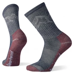 Smartwool Hike Classic Edition Light Cushion Mountain Pattern Crew Socks - Deep Navy Accessories