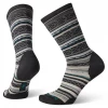 Smartwool Accessories Women's Everyday Zig Zag Valley Crew Socks - Charcoal Heather